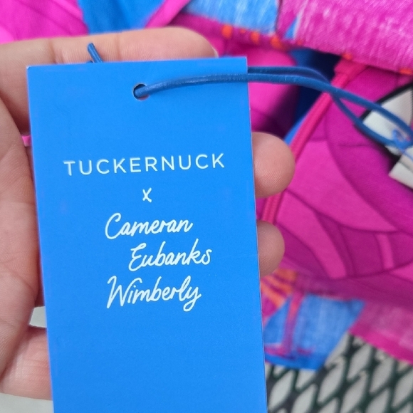 TUCKERNUCK X CAMERAN EUBANKS WIMBERLY Wild Azalea Edisto Dress - Picture 9 of 9